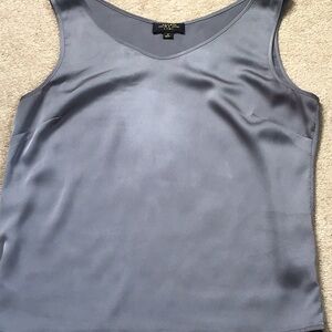 Tahari Gray metalic Tank Top, Size M